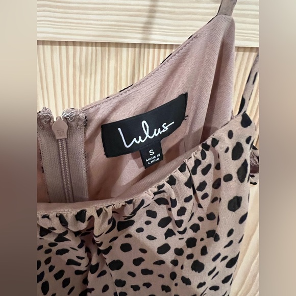 NWT Lulus Leopard Print Mini Dress - Picture 4 of 7